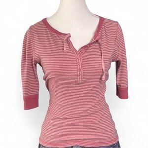 DEADSTOCK Funky Soul Pink Striped Button Down